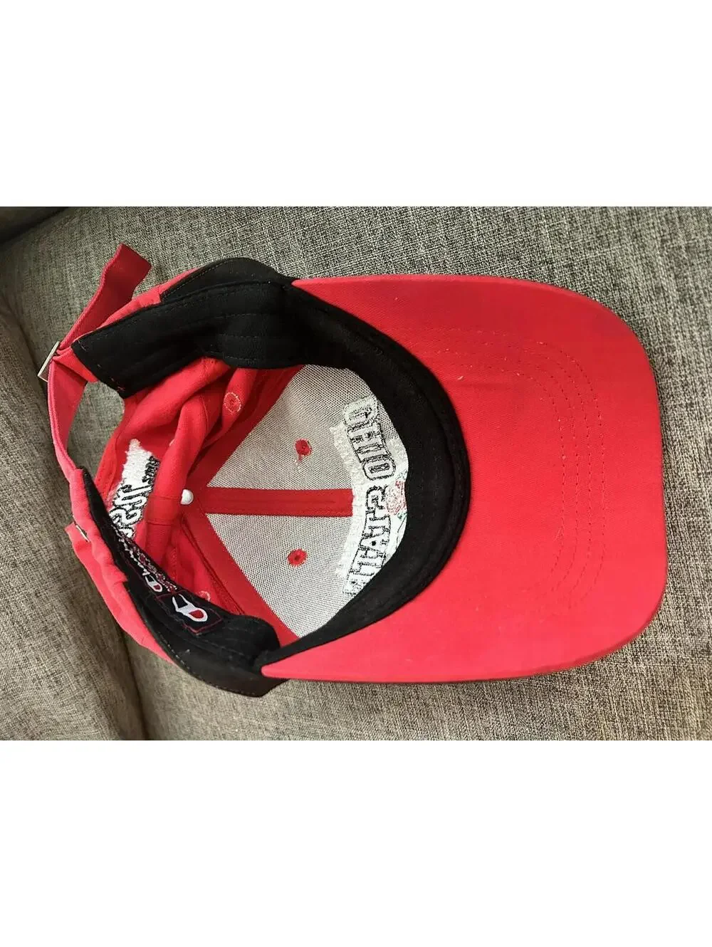 Champion Brand 2010 Ohio State Buckeyes OSU Rose Bowl Hat Red Snapback Cap OSFM